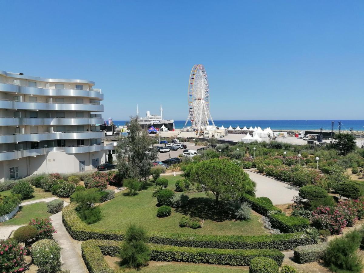Le Bleu Soleil - Bel Appt Pour 4 Vue Mer Le Barcares Luaran gambar